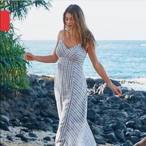 Athleta striped sun dress